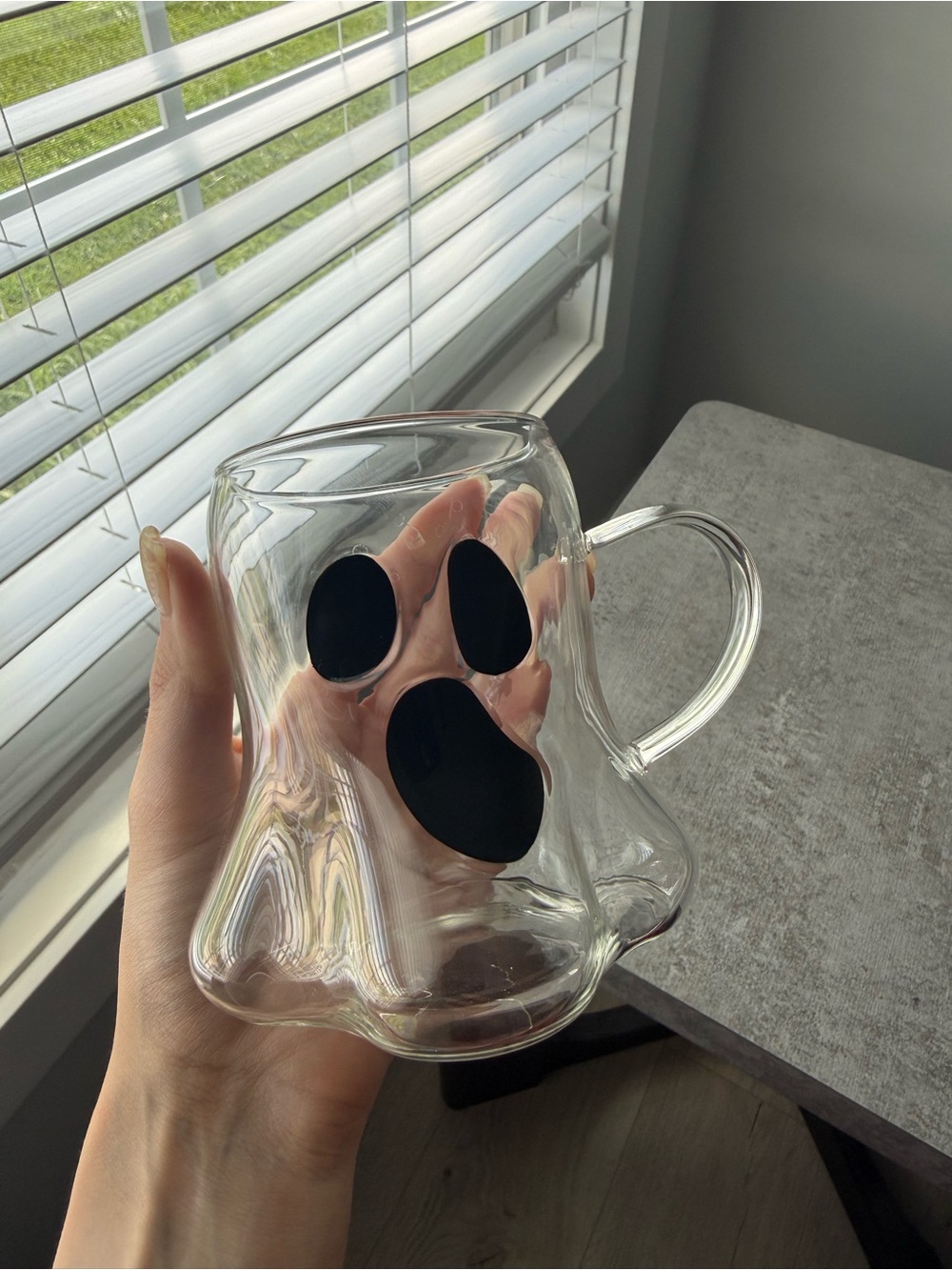 Target Clear Glass Ghost Mug
